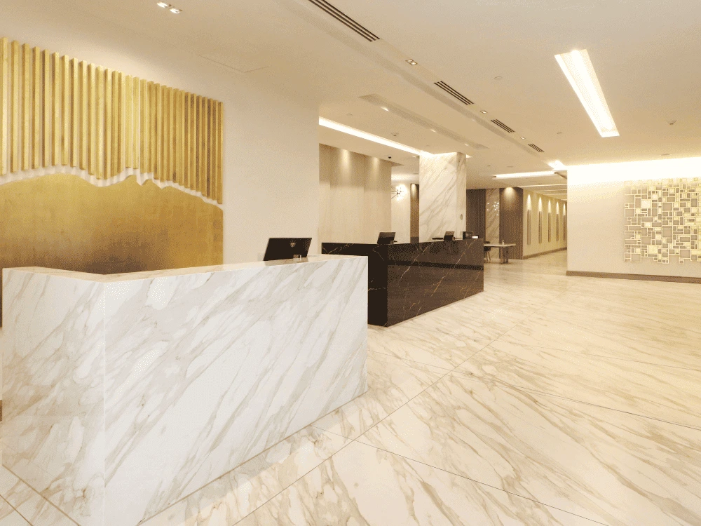 Recepción del hotel