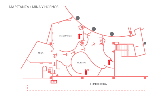 Plano de espacios de Holiday Inn Monterrey Parque Fundidora